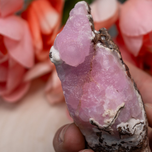 Pink Aragonite Raw #8