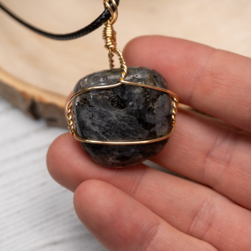 Larvikite Necklace #1