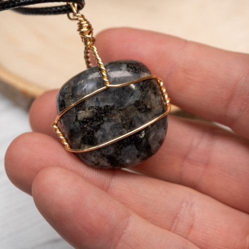 Larvikite Necklace #1