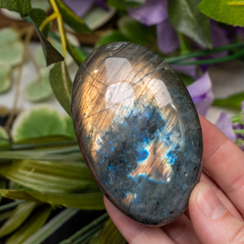 Labradorite Palmstone Large #1