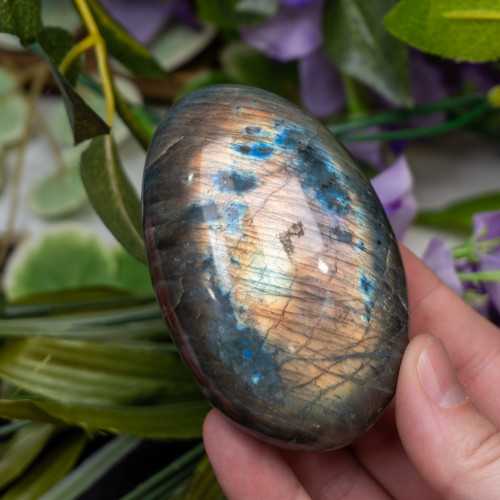 Labradorite Palmstone Large #1