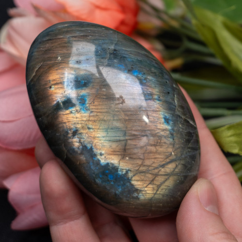 Labradorite Palmstone Large #1