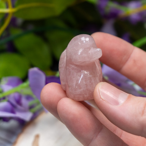 Rose Quartz Duck