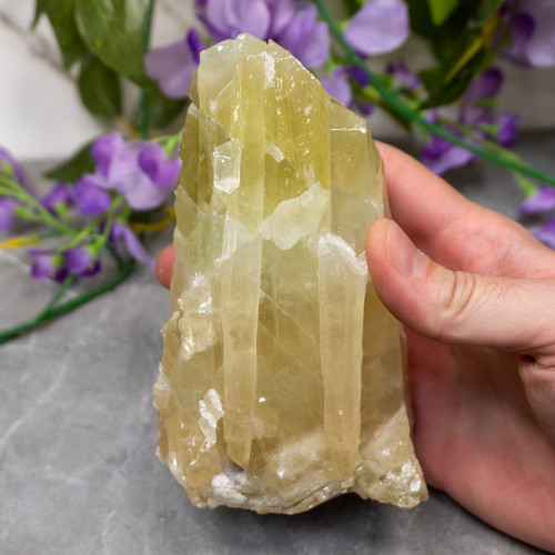 Green Calcite Large Raw #1