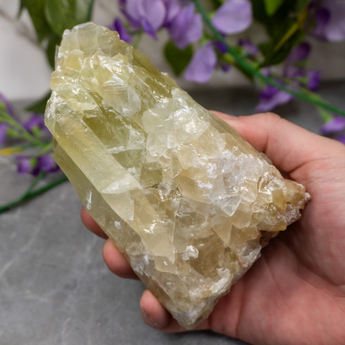 Green Calcite Large Raw #1