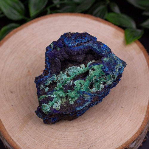 Azurite with Malachite Ore