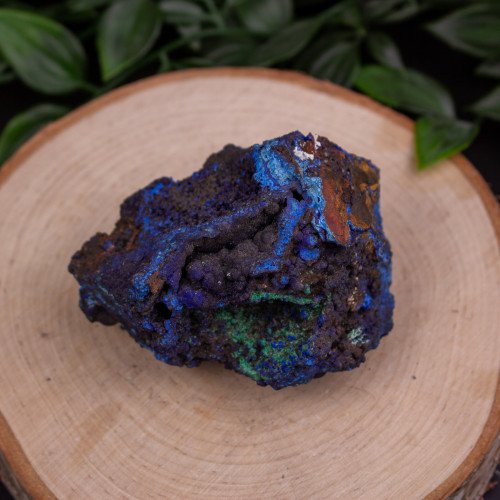 Azurite with Malachite Ore