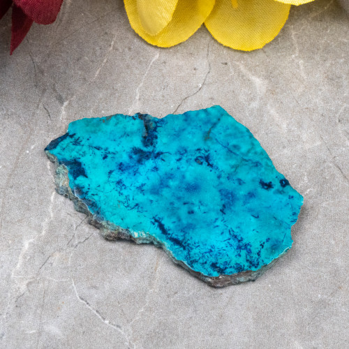 Shattuckite Slab with Tenorite, Azurite, and Chrysocolla #2