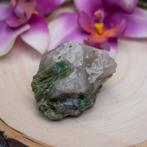 Green Tourmaline in Quartz #4