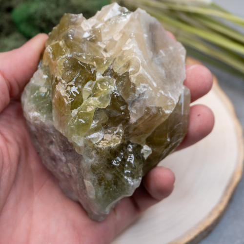 Green Calcite Large Raw #4