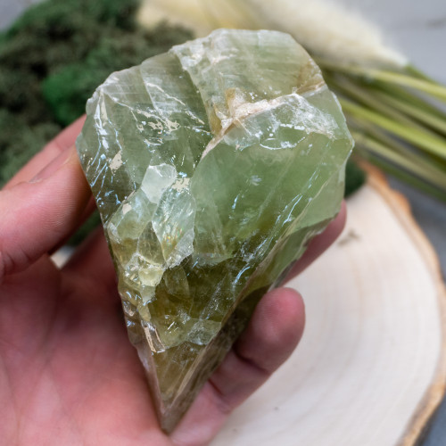 Green Calcite Large Raw #3