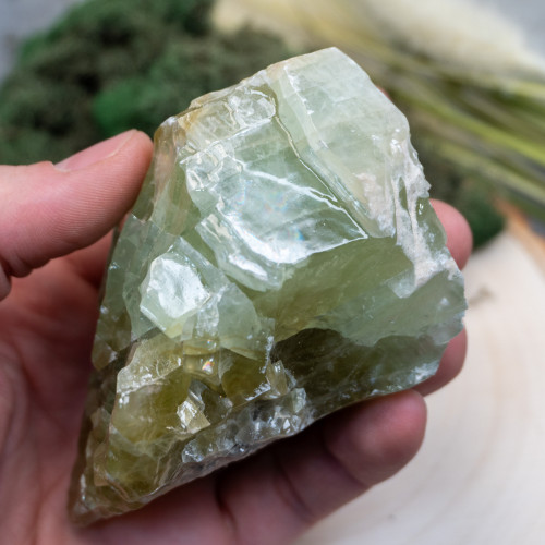 Green Calcite Large Raw #3