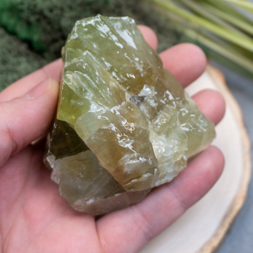 Green Calcite Large Raw #2