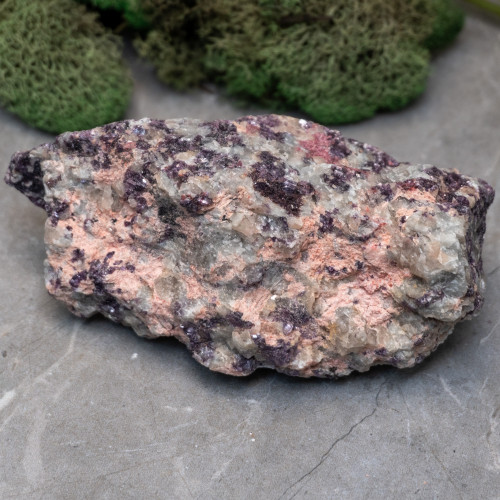 Lepidolite & Pink Tourmaline in Aquamarine #1