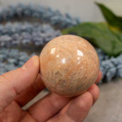 Peach Moonstone Sphere #3