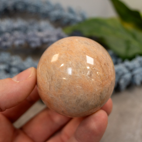 Peach Moonstone Sphere #3