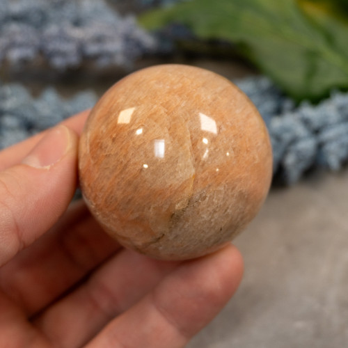Peach Moonstone Sphere #2
