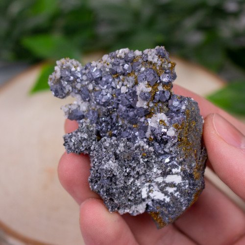 Chalcopyrite with Galena and Dolomite