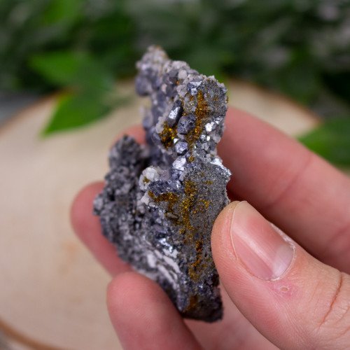Chalcopyrite with Galena and Dolomite