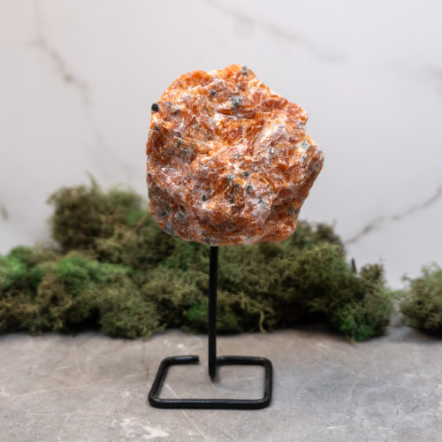 Orchid Calcite on Stand #1