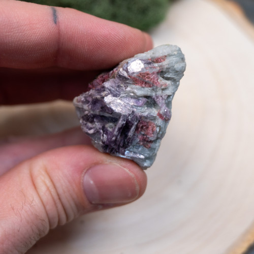 Watermelon Tourmaline with Aquamarine & Lepidolite