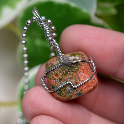 Unakite Wire Wrap #1