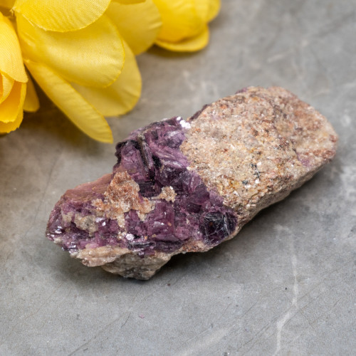 Lepidolite with Pink Tourmaline in Quartz #4