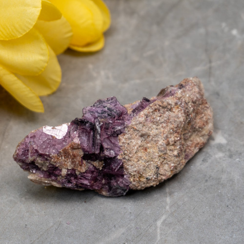 Lepidolite with Pink Tourmaline in Quartz #4