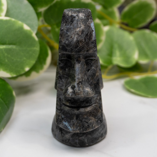 Larvikite Easter Island Head #1