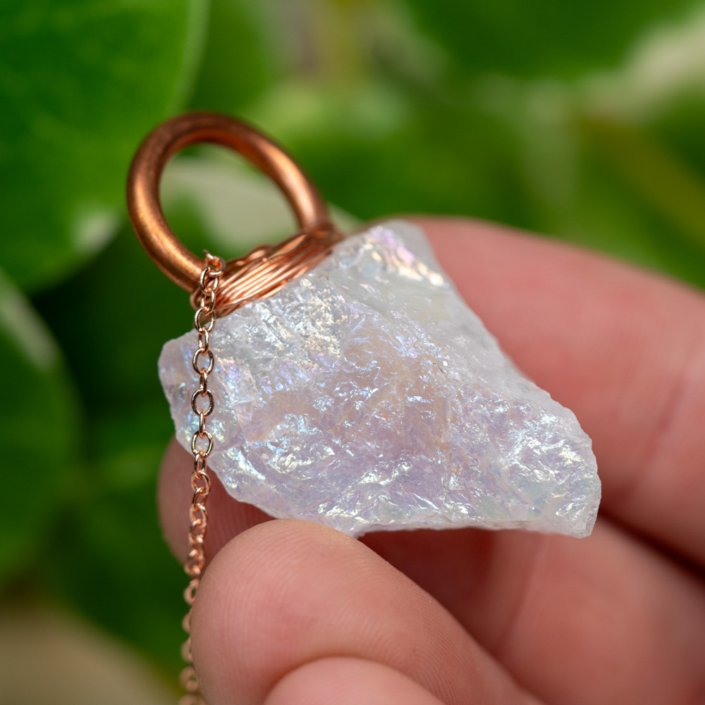 Angel Aura Quartz Wire Wrap #1 - The Crystal Council