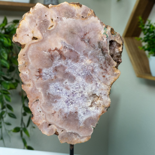 Pink Amethyst on Stand #13