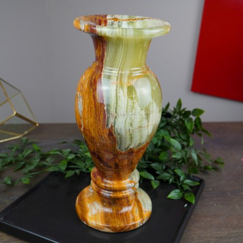 Green Onyx Large Vase