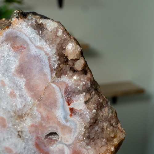 Pink Amethyst on Stand #11