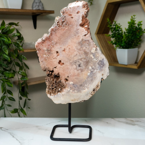 Pink Amethyst on Stand #12