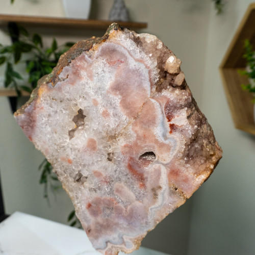 Pink Amethyst on Stand #11