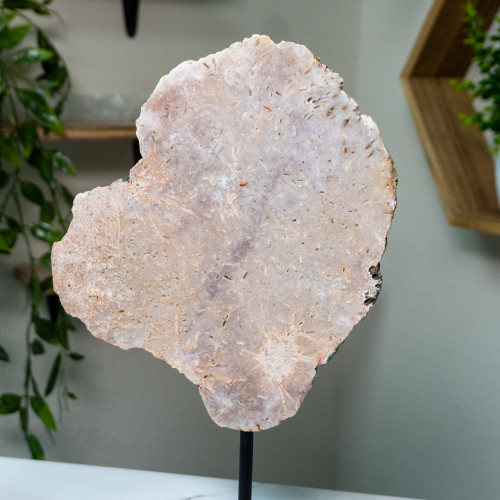 Pink Amethyst on Stand #7