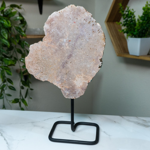 Pink Amethyst on Stand #7
