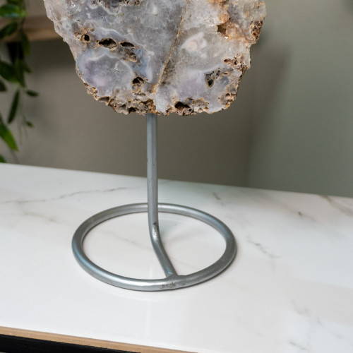 Pink Amethyst on Stand #6