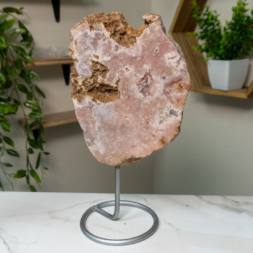 Pink Amethyst on Stand #5