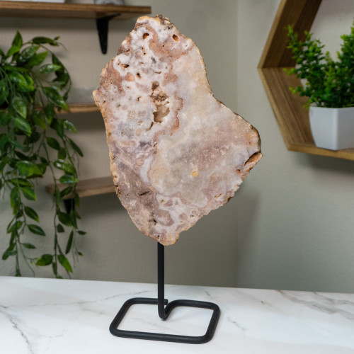 Pink Amethyst on Stand #8