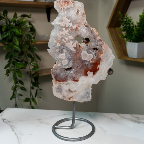 Pink Amethyst on Stand #4