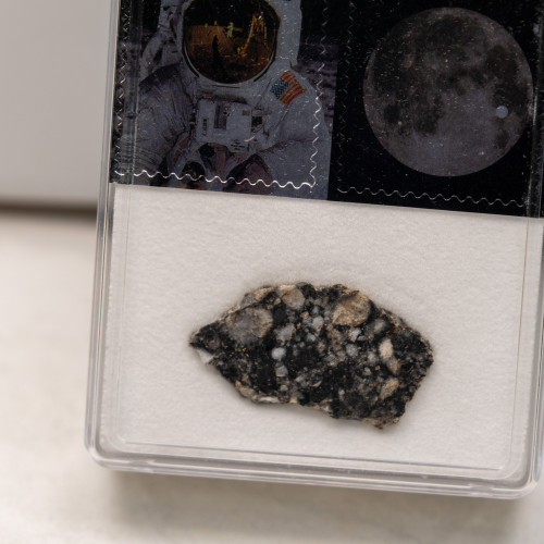 Moon Meteorite Fragment with Collectable Case #1