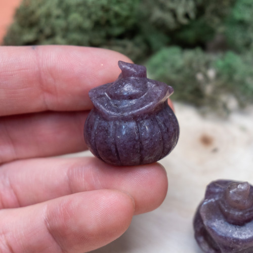 Lepidolite Small Jack-o-Lantern