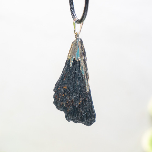 Black Kyanite Necklace Random