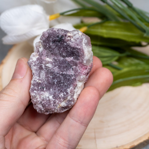 Lepdiolite With Pink Tourmaline in Quartz #7