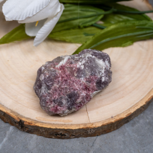 Lepdiolite With Pink Tourmaline in Quartz #7