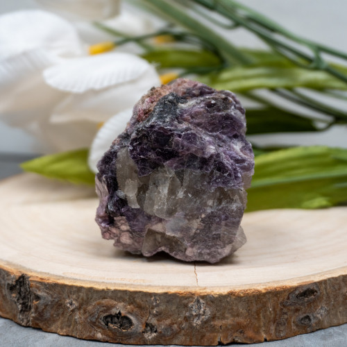 Lepdiolite With Pink Tourmaline in Quartz #6