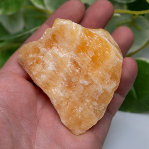 Medium Raw Orange Calcite
