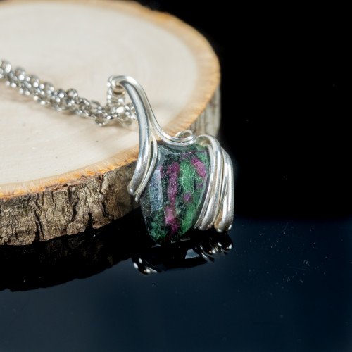 Faceted Ruby Zoisite Wrap