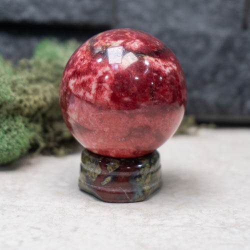 Dragon Stone Sphere Stand